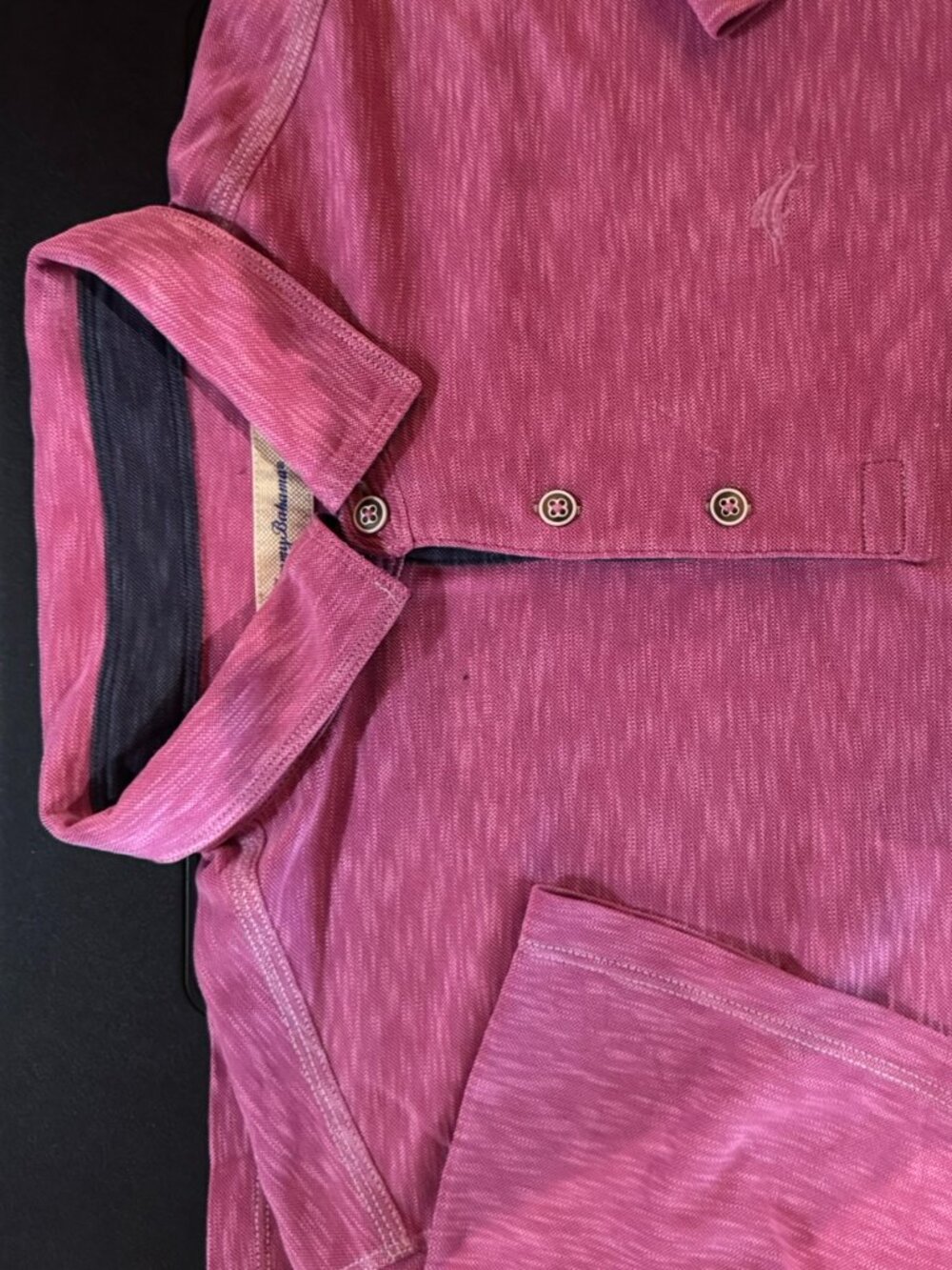 Men's Tommy Bahama Lt. Purple Polo Shirt Size XL
